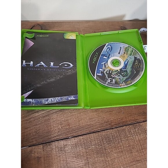 Halo: Combat Evolved (Microsoft Xbox, 2001) Black Label Pre Owned - Picture 3 of 4
